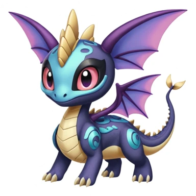 Meloetta-Cresselia-Palkia-Spyro-Toothless-Stitch-Fakémon-creature-hybrid sticker