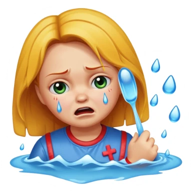 Girl name chucky crying and flooding the place sticker