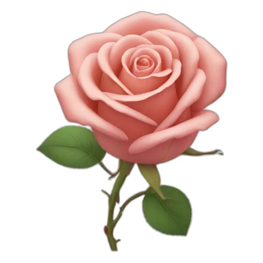 rose pensive sticker