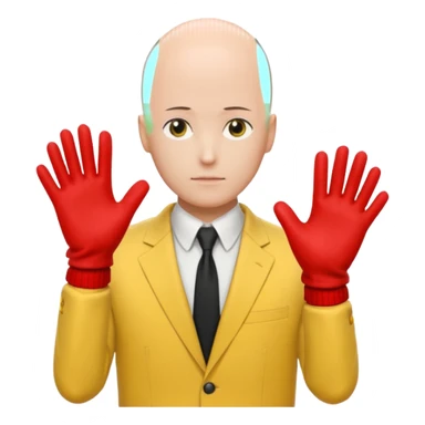 Generate saitama like from the anime sticker