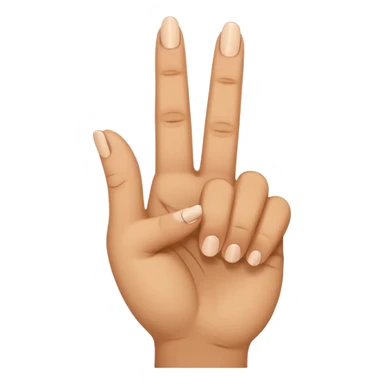 Its a meme in indai that is a hand gesture which middle finger is faced front and all finger is faced upward sticker