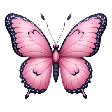 borboleta rosa sticker