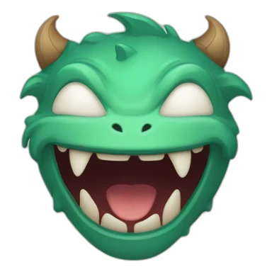 Sourire sur Monstre sticker