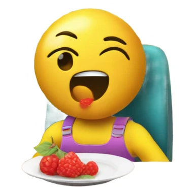 Toys are not on the menu! Don’t eat wild fruits! Safety cartoons for kids sticker