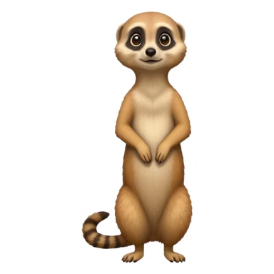 Create a meerkat emoji sticker