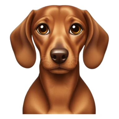 Lady brown Dachshund gr sticker