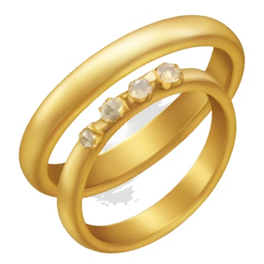 Two pair or wedding rings  sticker