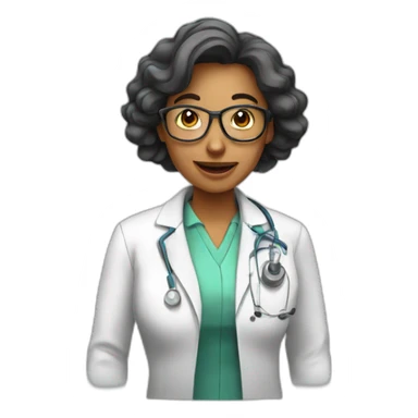 Scientist woman very funny sticker