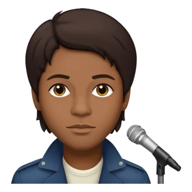 Maxwell, Neo-Soul Singer (b.1973) with dark brown hair, sticker