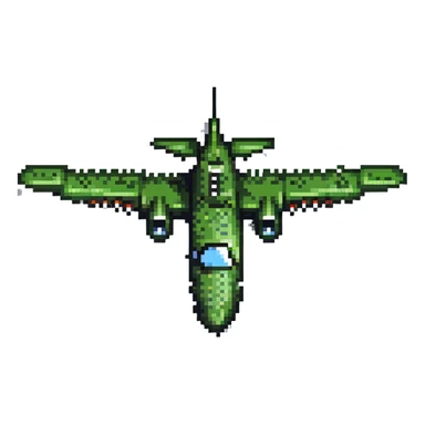 bomber aircraft that looks like a crocodile sticker