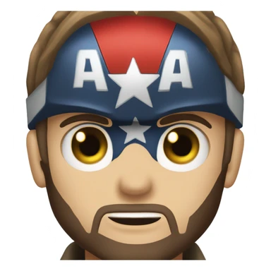 captain america and bucky barnes face emoji sticker