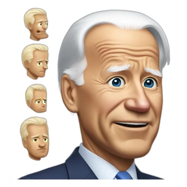Joe Biden deprimed  sticker