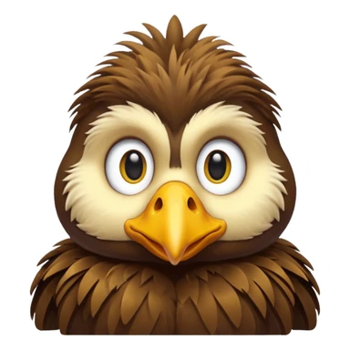 I want duck 🦆 emoji and monkey 🐒 emoji mashed together making a monkeyduck sticker