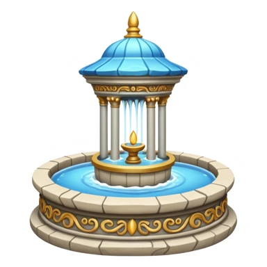 sacred fountain sticker