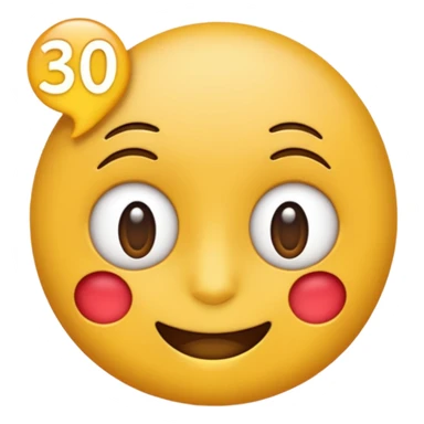 An emoji with a number above it's head saying 304 sticker