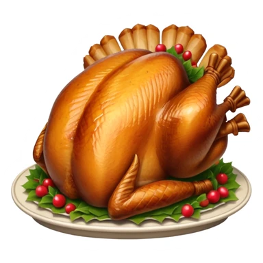 turkey xmas sticker