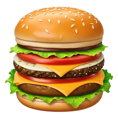 para cenar podemos comer hamburgesas sticker