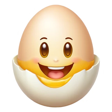 Œuf qui explose de rire sticker