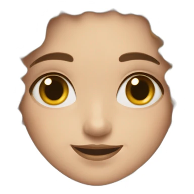 día de los muertos happy girl with pixie Brown hair sticker