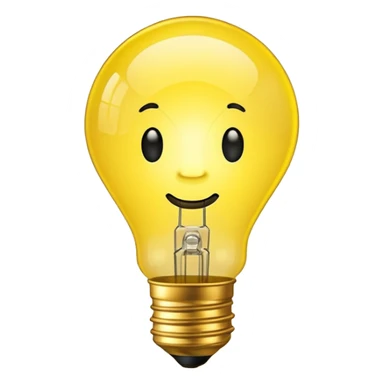 bright idea bulb sticker