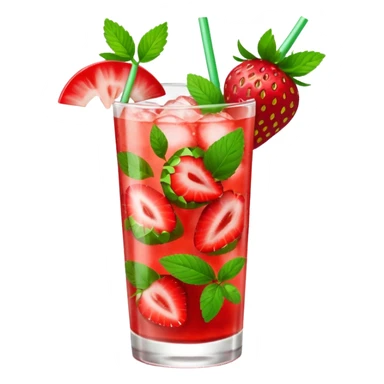 Strawberry mojito sticker