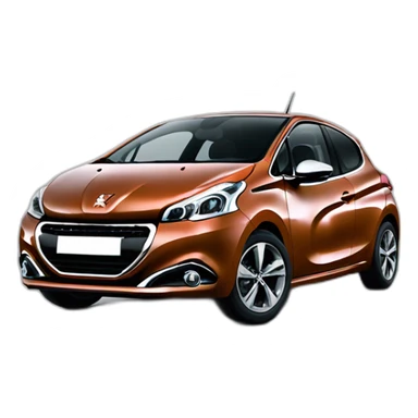 A peugeot 208 sticker