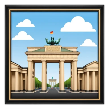 brandenburg gate sticker