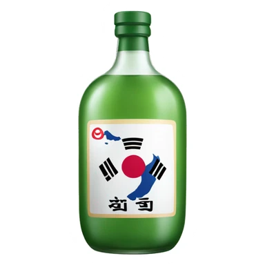 korea soju sticker