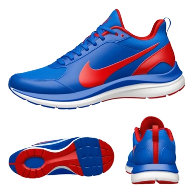  blue upper inspired by Sonic’s fur, with red accents that reference his classic shoes. . The silhouette is sporty and lightweight, suggesting speed, often with streamlined panels and a low-to-mid cut.Should have speed wind behind sticker