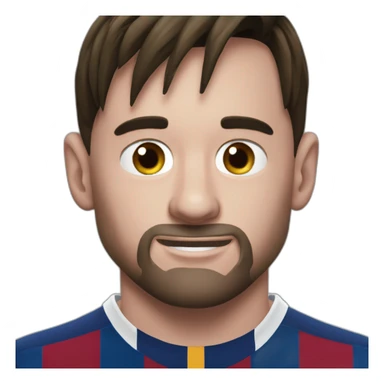 Messi en el Barcelona sticker