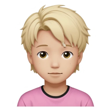 Felix from stray kids with pink t-shirt  sticker