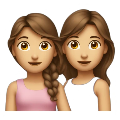 deux fille voilée avec une brune sticker