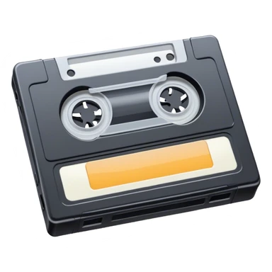 tipical vhs video tape sticker