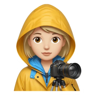 fotographer with rain coat

 sticker