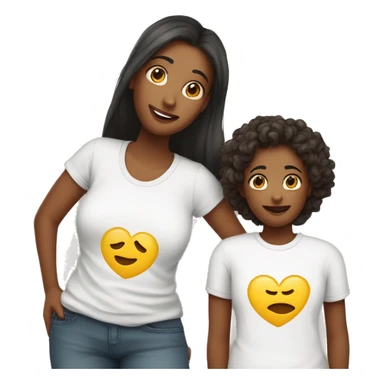 mulher loira com uma camiseta branca fazendo coração com as mãos sticker