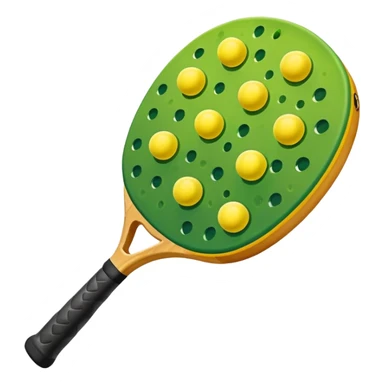 A colorful pickleball sticker