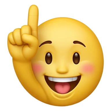 A laughing emoji that middle finger me sticker