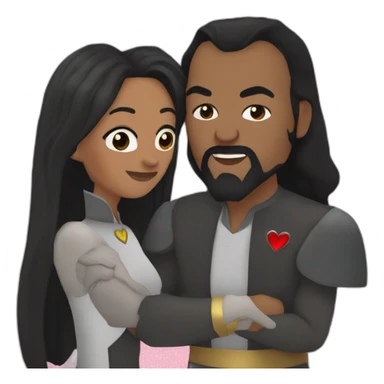 Klingon in love with Klingon sticker