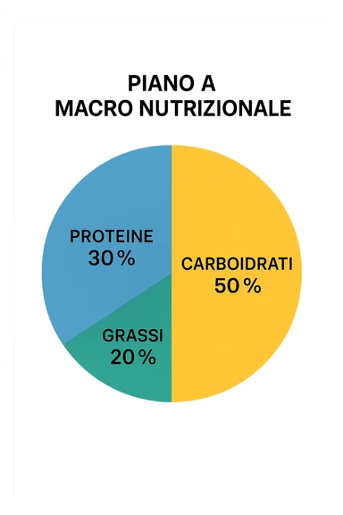 Piano A Macro nutrizionale GRAFICO sticker