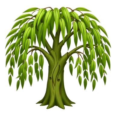 Weeping willow tree sticker