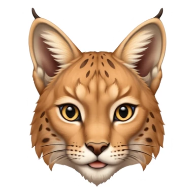 A high-resolution photo-realistic digital illustration of a baby lynx, chest upward A high-resolution, photo-realistic digital illustration of a majestic young Eurasian lynx, shown from the shoulder upwards with lynx markings, zoomed out sticker