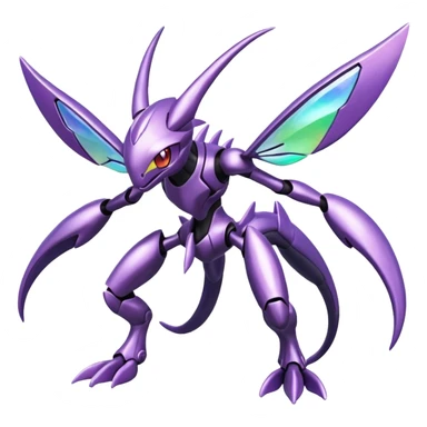 Shiny Genesect-Miraidon-Lunala-Fakémon-hybrid-creature (full body)  sticker