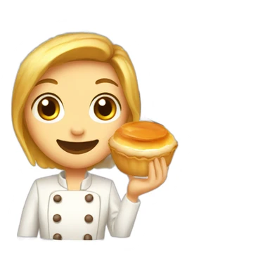 a flan patissier sticker