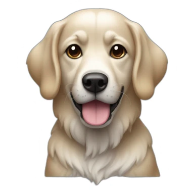 Un chien noir qui fais du toboggan sticker