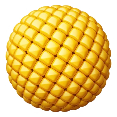 Corn ball emoji sticker