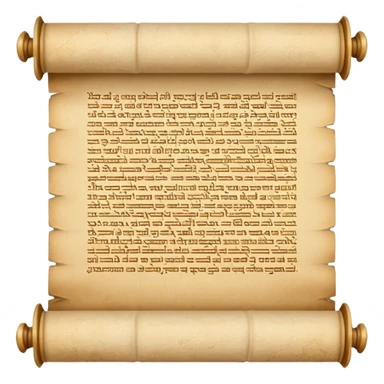 stylish papyrus scroll sticker