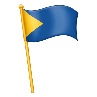 Bandera de color amarillo y azúl oscuro  sticker