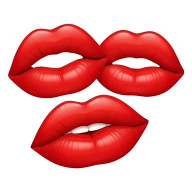 Kiss emoji sticker