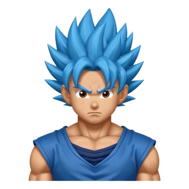 Goku in Super Saiyan Blue  sticker