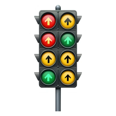 mac os icon rotation retro traffic signal directions arrows sticker